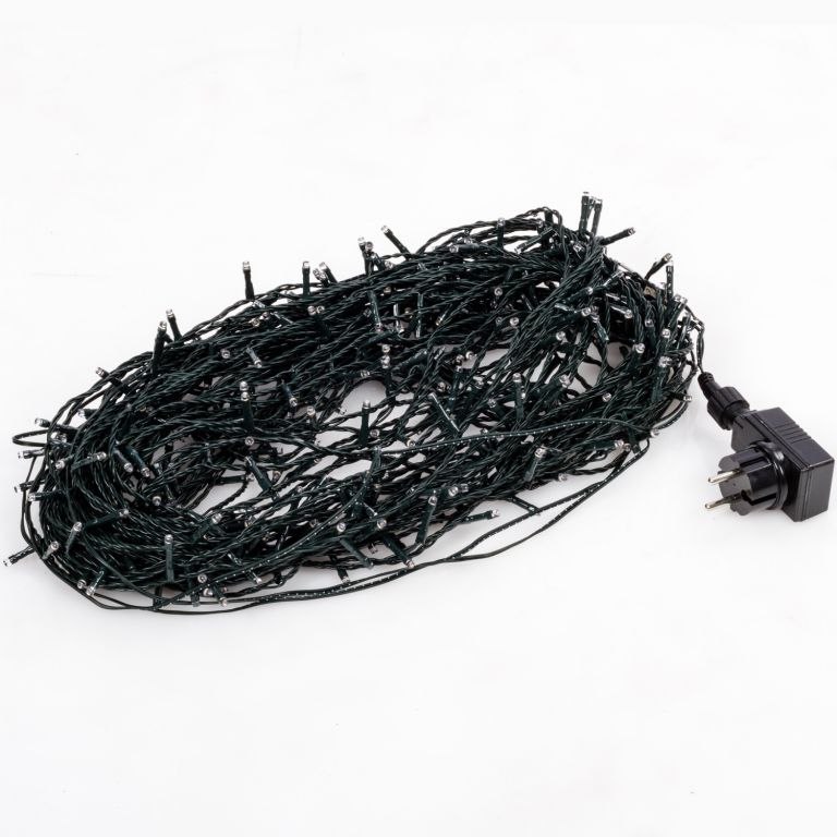 Świąteczne oświetlenie 40 m, 400 diod LED, zimna biel